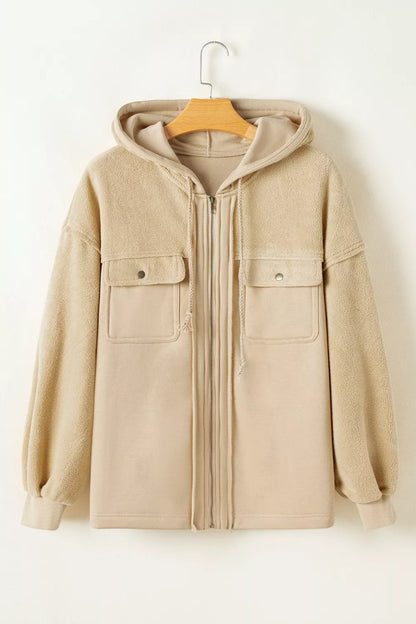 Sarah Express Women's Casual Zip Up Jacket with Pockets