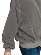Sarah Express Women’s Oversized Pigment Dye Fleece Pullover
