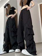 Sarah Express High Waist Quick Drying Retro Casual Pants