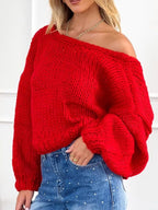 Sarah Express Women's Tied Drop Shoulder Cardigan