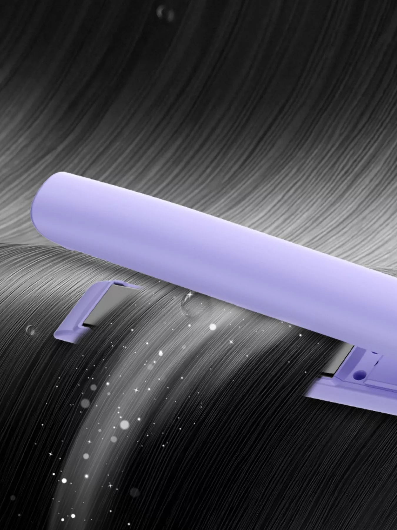 Sarah Express 2-in-1 Portable Hair Straightener and Curling Iron - Cordless Travel Hair Styling Tool