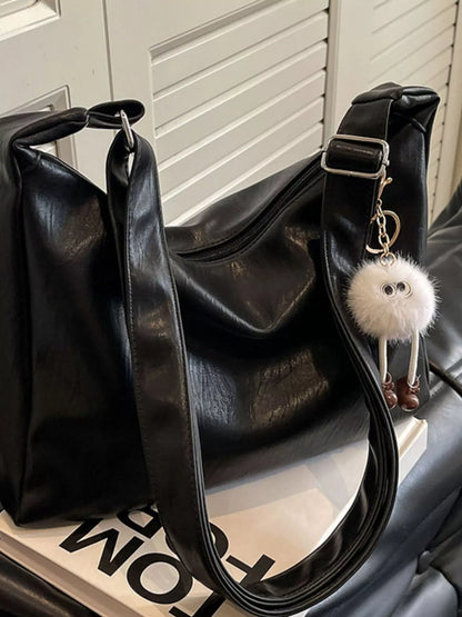 Sarah Express Women's Leather Adjustable Strap Crossbody Bag