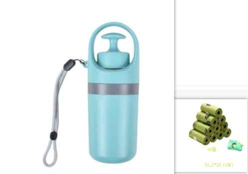 Sarah Express Dog Pooper Scooper with Built-in Bag Dispenser - Portable Pet Waste Pickup Tool Suit2