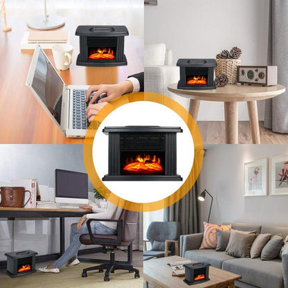 Sarah Express Electric Fireplace Heater LED Flame Effect Stove Remote Control 1000W
