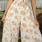 Sarah Express Women's Printed Maxi Dress Casual Short Sleeve Polyester