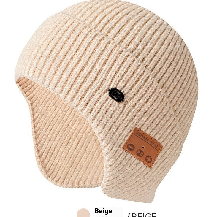 Sarah Express Wireless Bluetooth Beanie Knitted Winter Hat USB Rechargeable