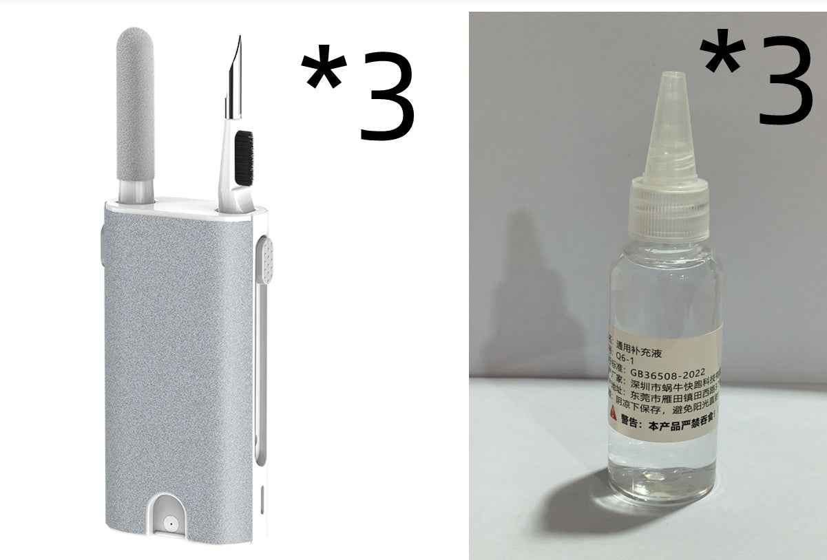 Sarah Express 5-in-1 Screen Cleaner Kit for Phones, Laptops, Tablets & Earbuds - Professional Electronics Cleaning Tools White set4 1PC