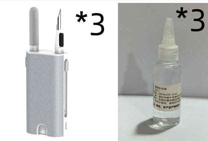 Sarah Express 5-in-1 Screen Cleaner Kit for Phones, Laptops, Tablets & Earbuds - Professional Electronics Cleaning Tools White set4 1PC