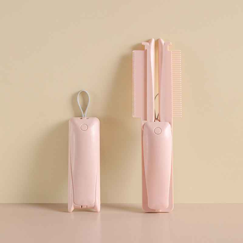 Sarah Express Professional Pet Hair Removal Brush - Dog & Cat Grooming Tool with Massage Function Pink