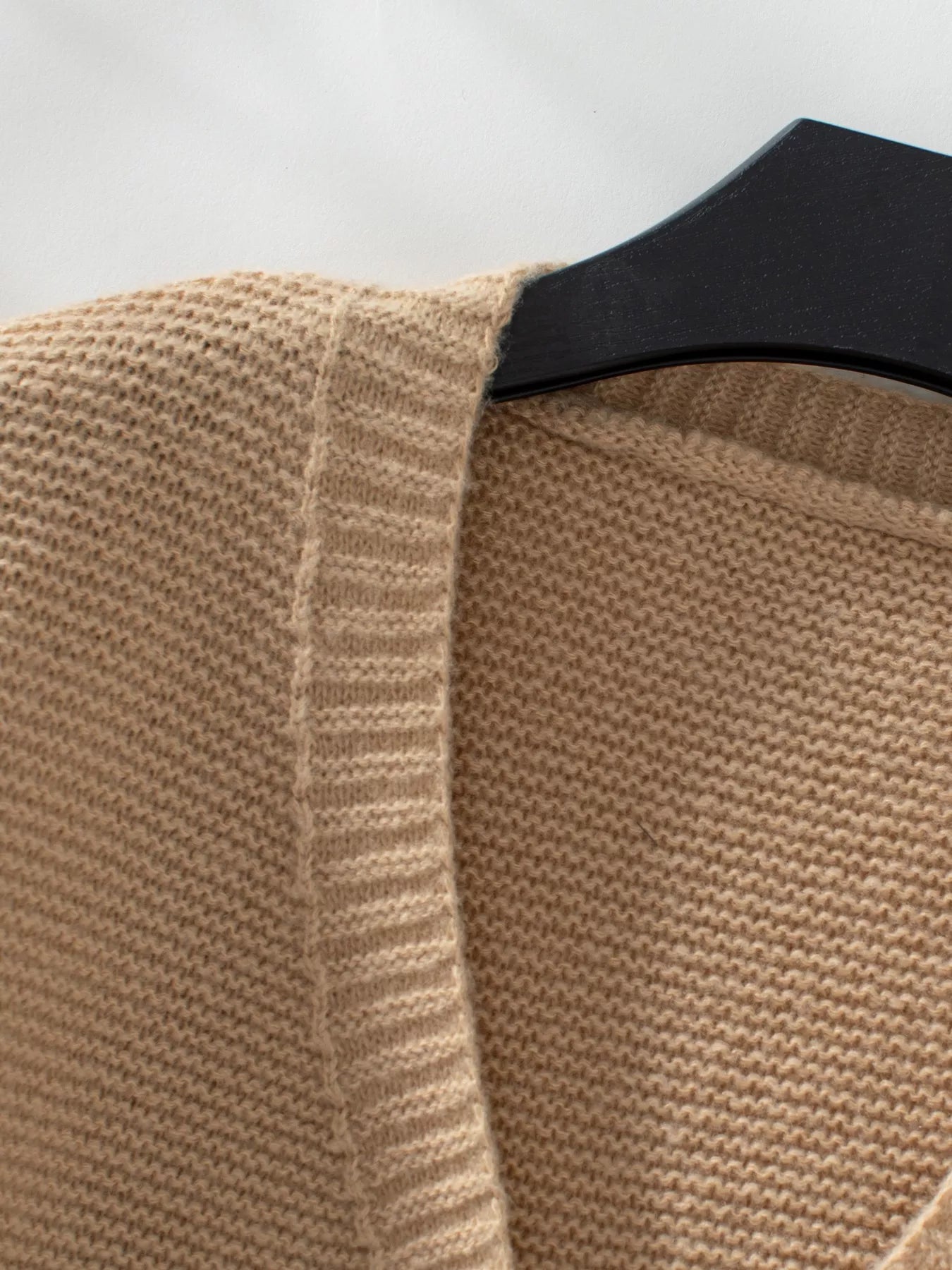 Sarah Express Women's Textured Knit Open Front Cardigan