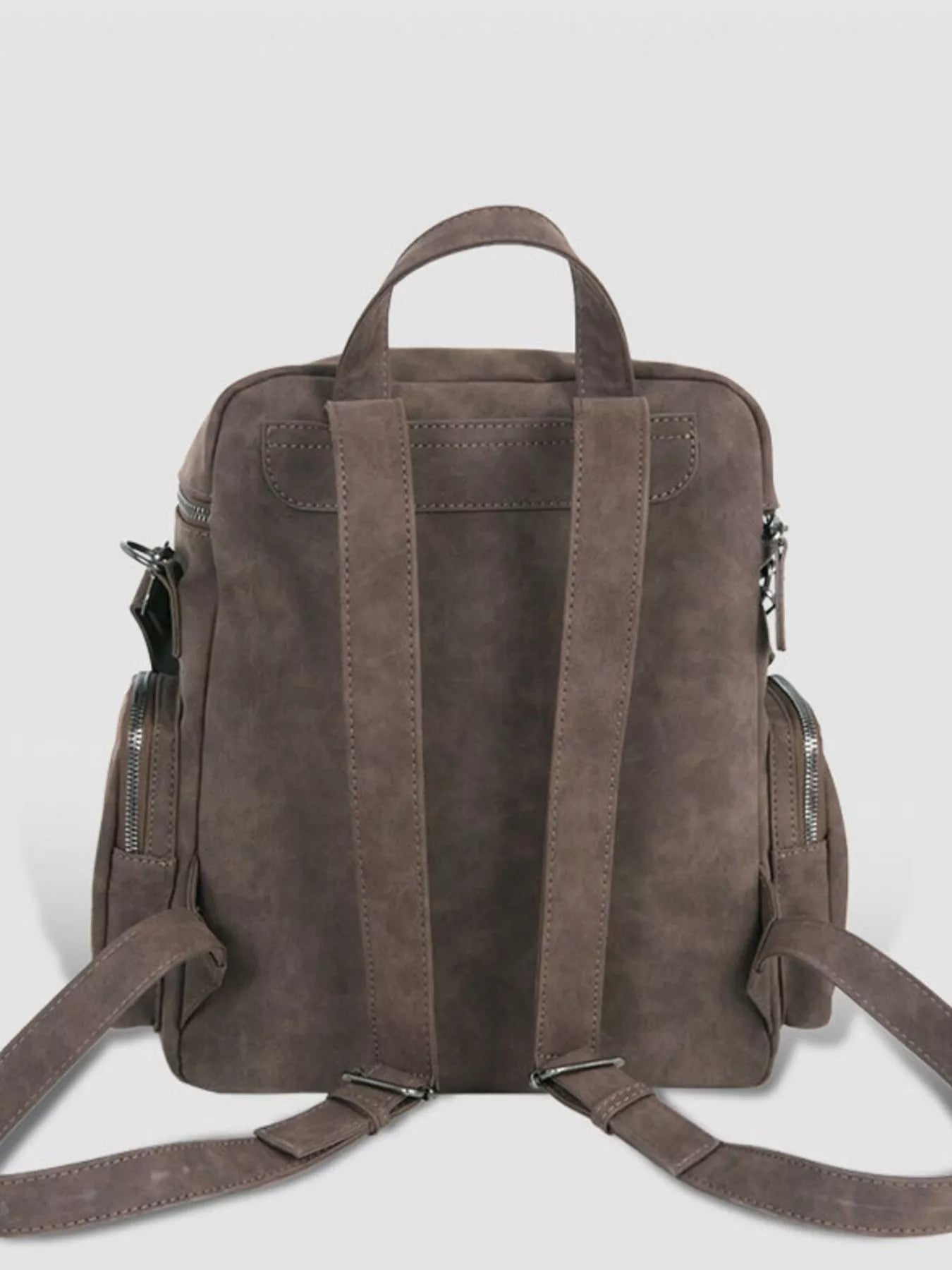 Sarah Express Women's Multi-Pocket Studded Convertible Backpack Bag