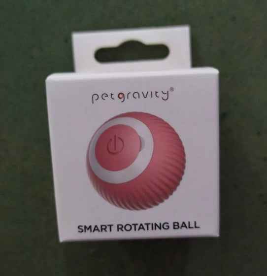 Sarah Express Smart Auto-Rolling Cat Toy Ball - Interactive Self-Rotating Pet Toy for Cats & Kittens Pink English packaging USB