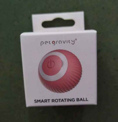 Sarah Express Smart Auto-Rolling Cat Toy Ball - Interactive Self-Rotating Pet Toy for Cats & Kittens Pink English packaging USB