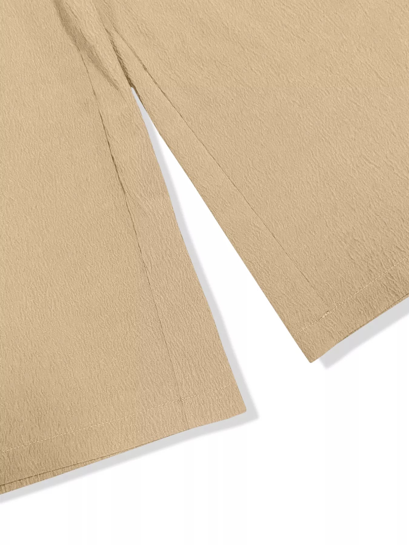 Sarah Express Women's Plus Size Smocked Waist Cropped Wide Leg Pants