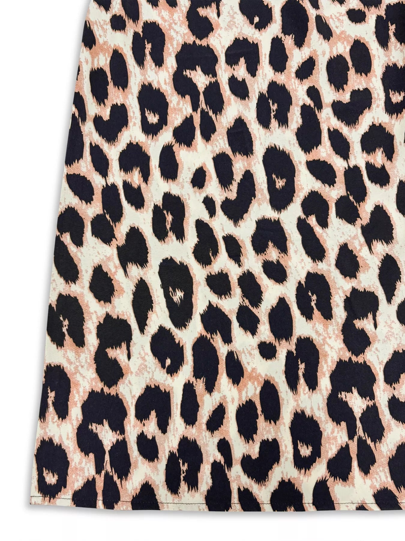 Sarah Express Women's Leopard Print Wrap Midi Dress