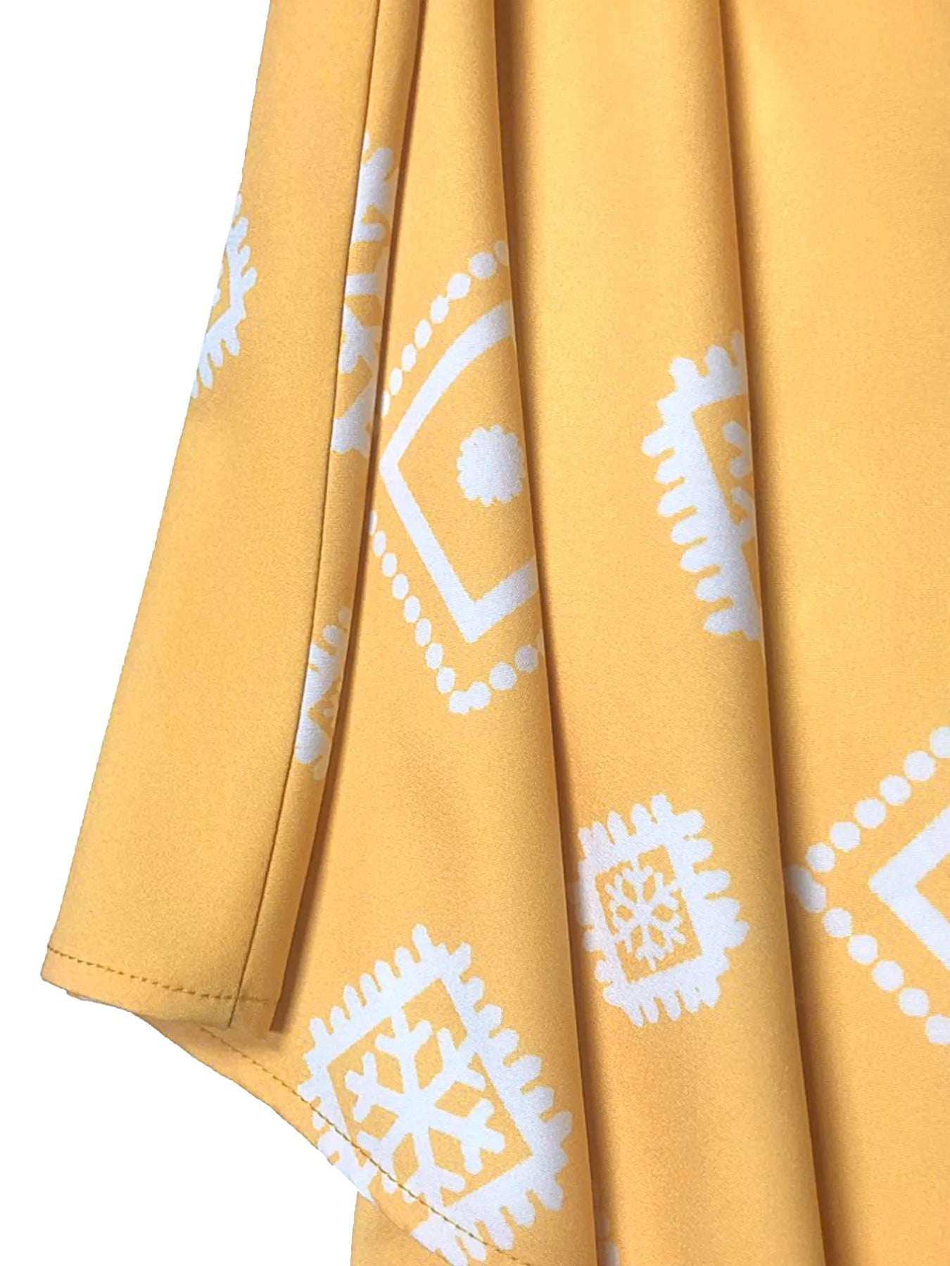 Sarah Express Women's Notched 3/4 Sleeve Midi Dress