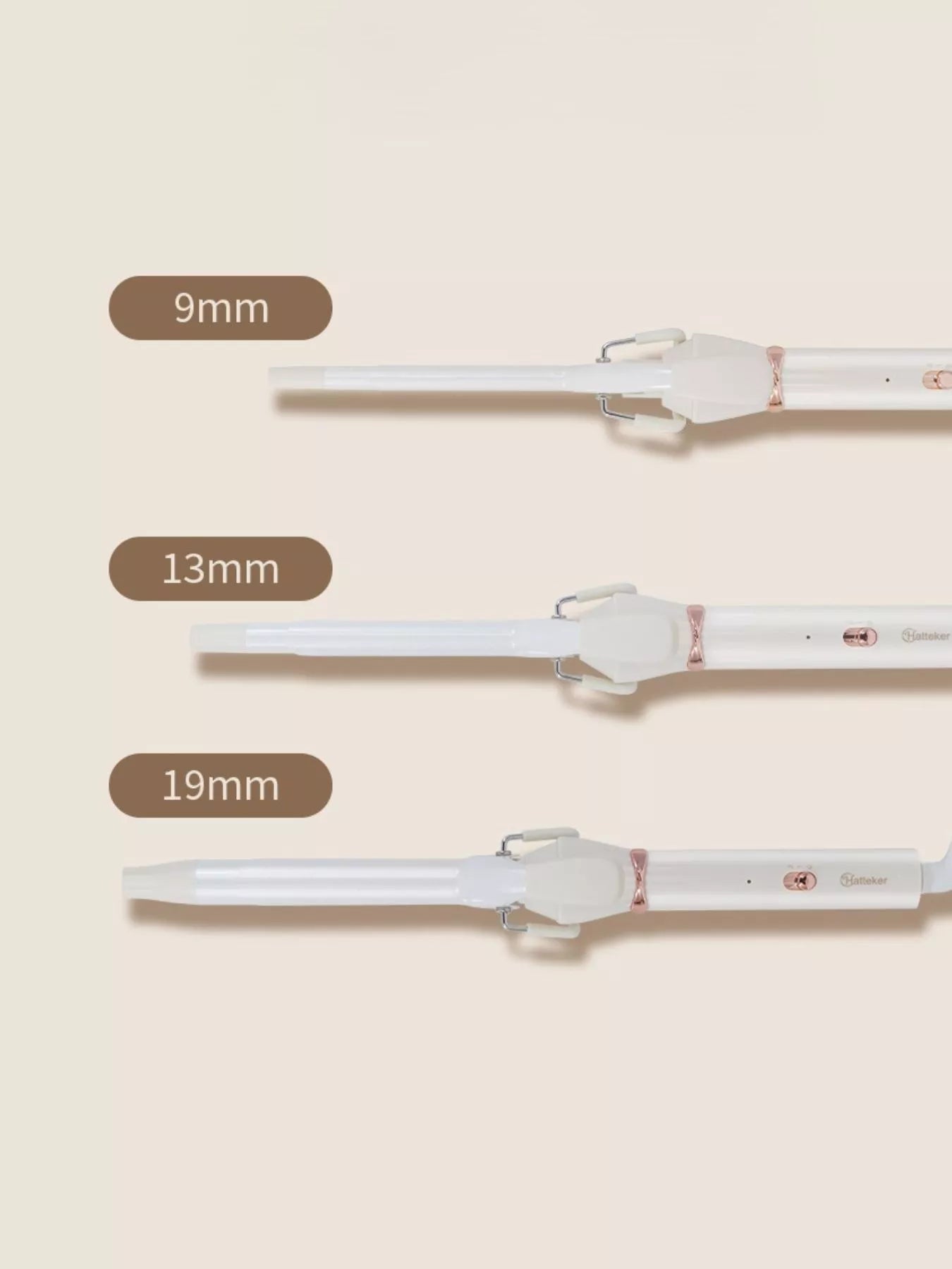 Sarah Express Quick Heating Curling Iron with Constant Temperature Control - Professional Hair Styling Tool