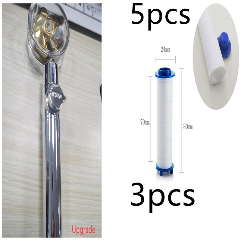Sarah Express Turbo Propeller Shower Head - 360° High Pressure Water Saving Rainfall Showerhead Set31