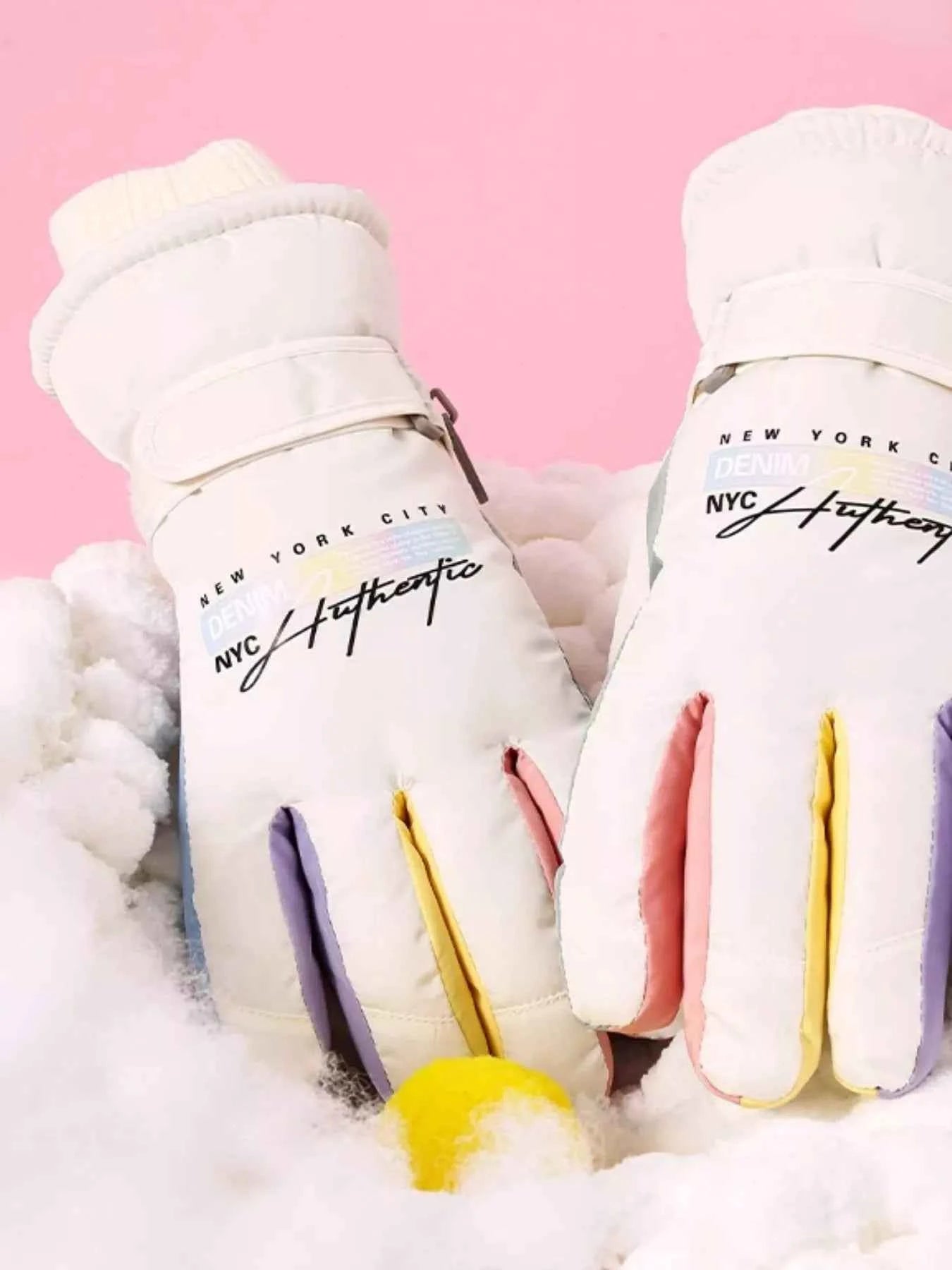 Sarah Express Women's Waterproof Winter Gloves - Thermal Insulated Cold Weather Gloves