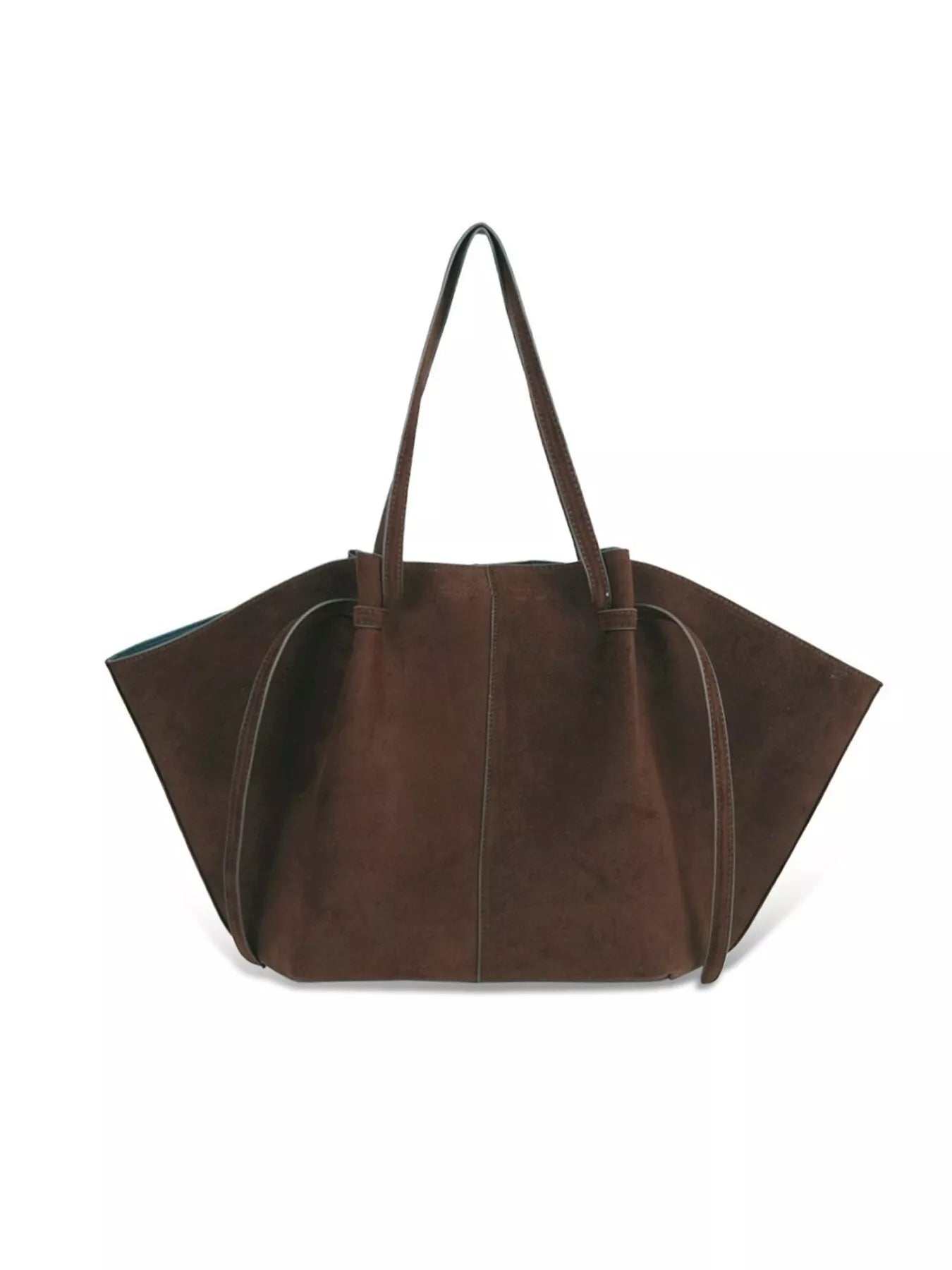 Sarah Express Women's Solid Color Suede Tote Bag