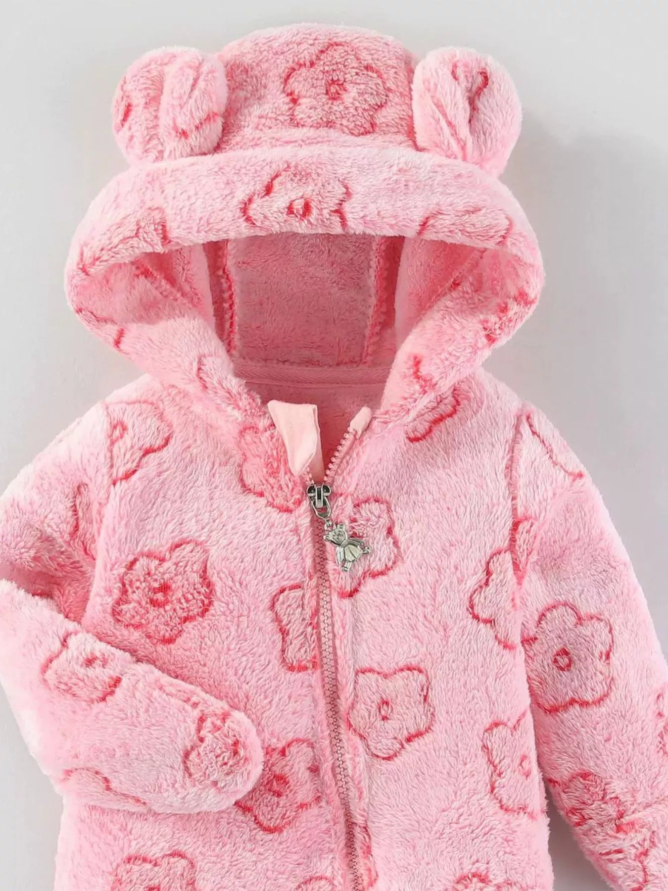 Sarah Express Children's Plush Hooded One-Piece