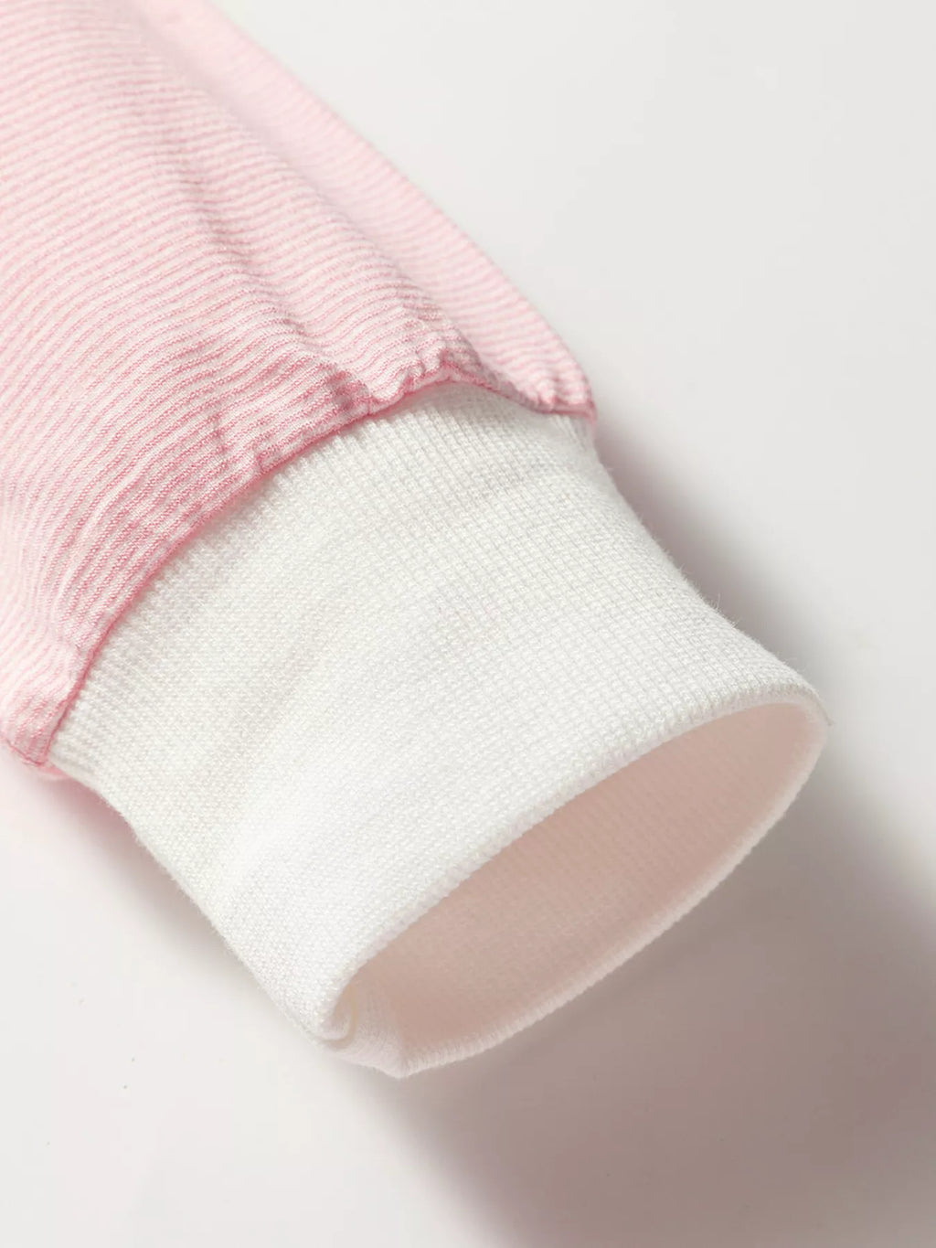 Sarah Express Women's Stripe Contrast Edge Patchwork Long Sleeve Top