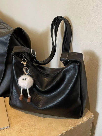 Sarah Express Women's Leather Adjustable Strap Crossbody Bag