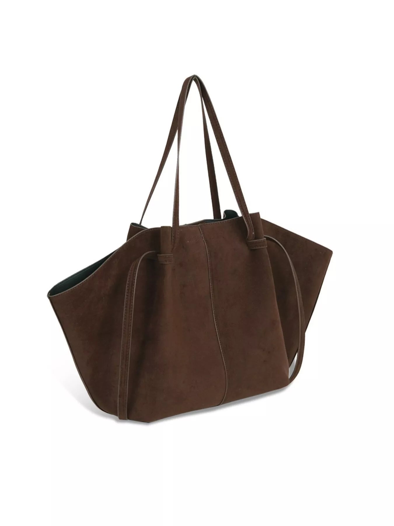 Sarah Express Women's Solid Color Suede Tote Bag