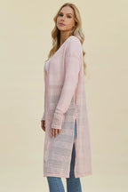 Sarah Express Women’s Plus Size Open Front Longline Cardigan Sweater
