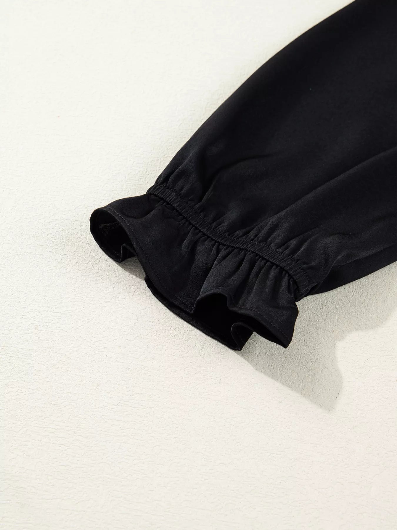 Sarah Express Women's Flounced Bracelet Sleeve V Neck Tiered Dress - Elegant Casual Summer Dress