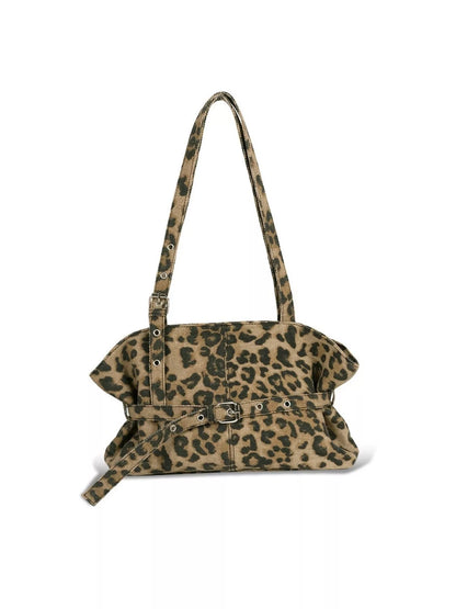 Sarah Express Women's Leopard Adjustable Strap Handbag