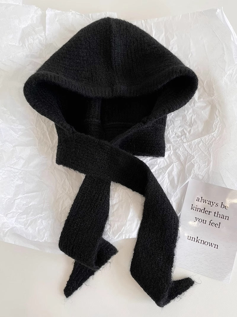 Sarah Express Women's Retro Balaclava Winter Hat with Earmuffs Windproof Warm