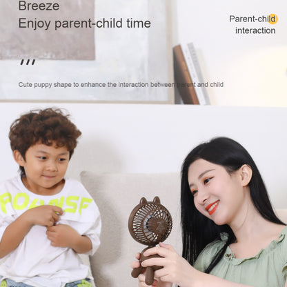 Portable USB Desktop Fan - Rechargeable Mini Cooling Fan with Adjustable Head