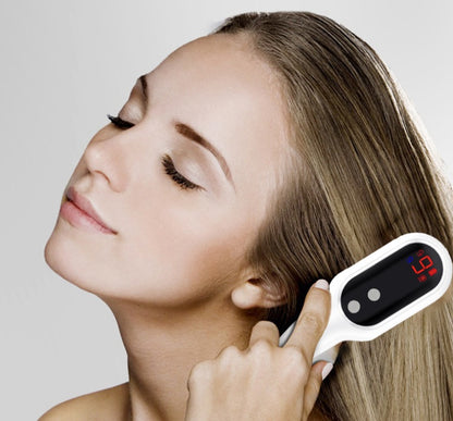 LED Scalp Massager with Red Blue Light Therapy for Hair Growth