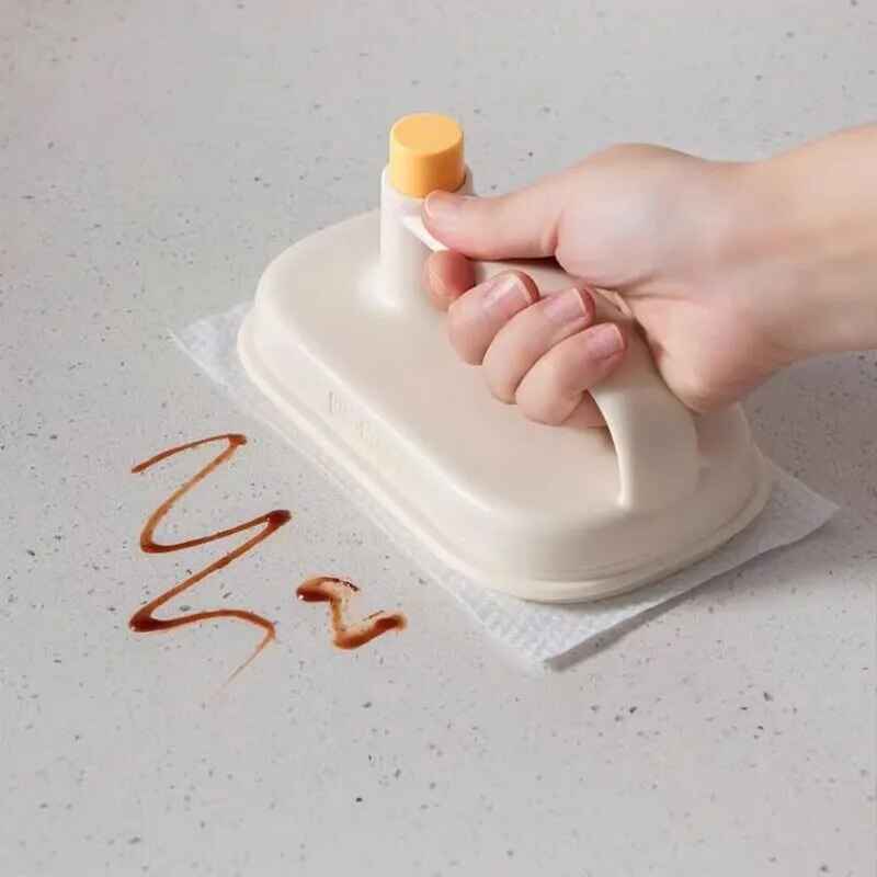 Sarah Express Disposable Magic Cleaning Brush with 50 Refill Wipes - Kitchen Bathroom Toilet Glass Wall Ceramic Window Cleaning Tool