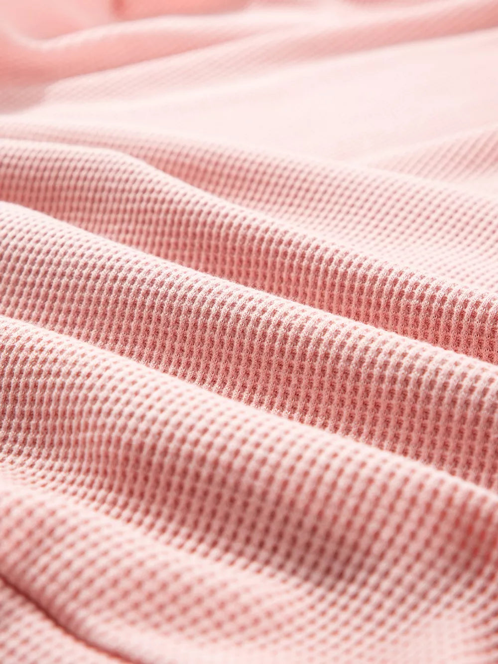 Sarah Express Women's Waffle Knit Fleece Lined High Low Oversized Hoodie