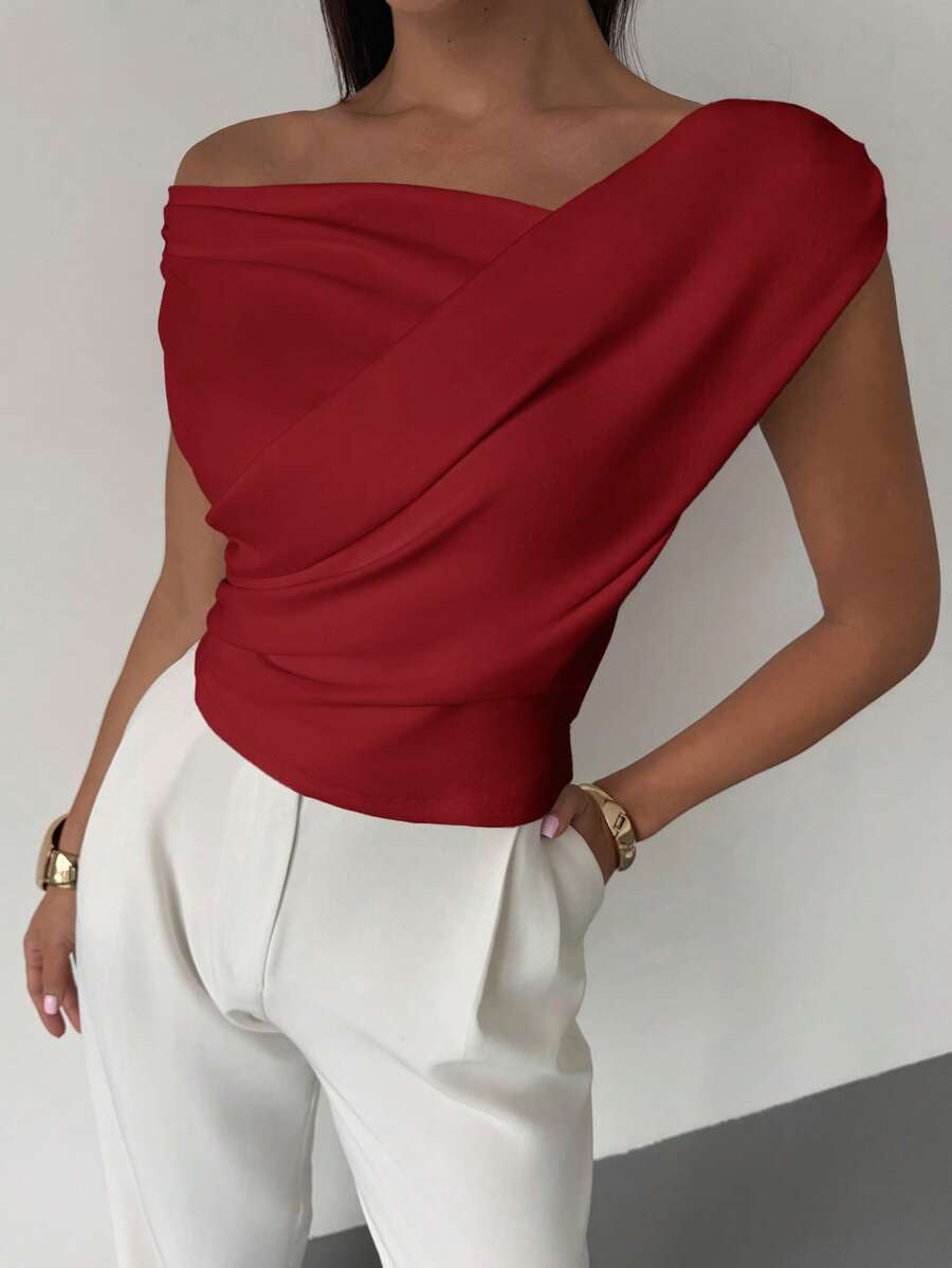 Sarah Express Sleeveless Solid Color Tank Top Women's Casual Work Tee