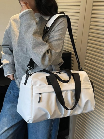 Sarah Express Oxford Cloth Travel Duffel Bag - Lightweight Medium Weekender Bag