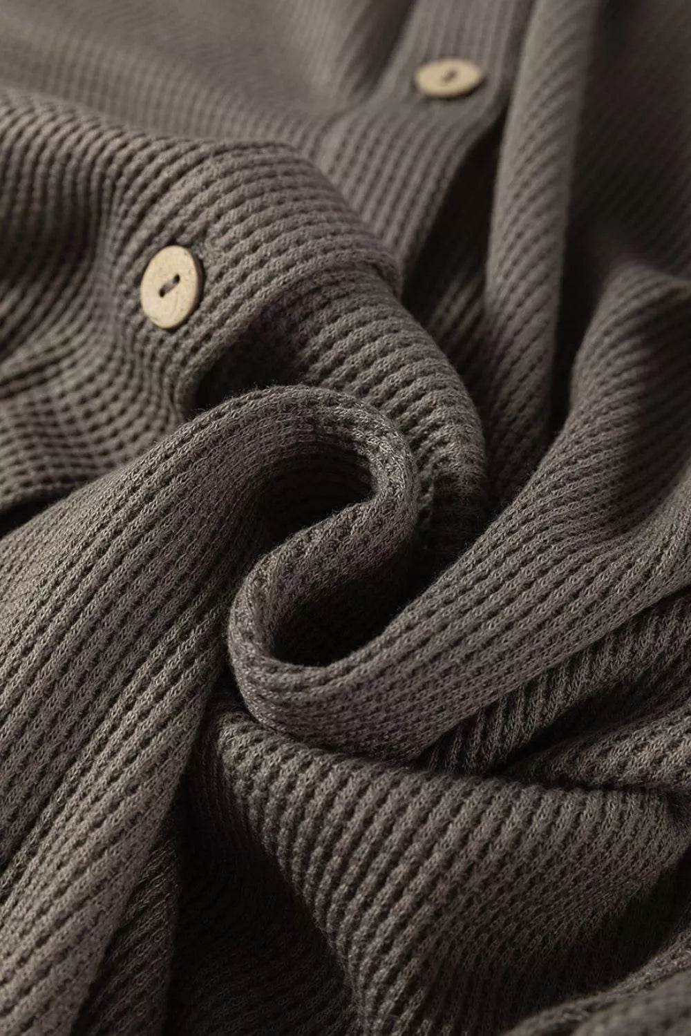 Sarah Express Women's Waffle Knit Shirt Tunic Dress