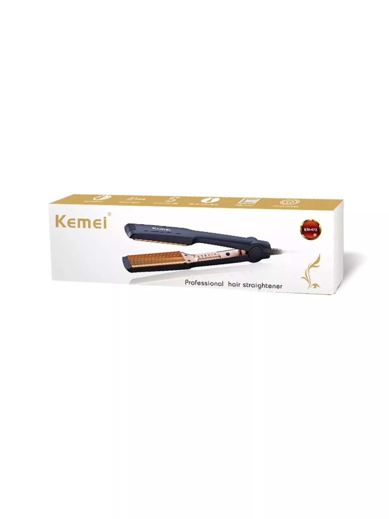 Sarah Express Women's Professional Hair Straightener - Portable Negative Ion Water Wave Curler