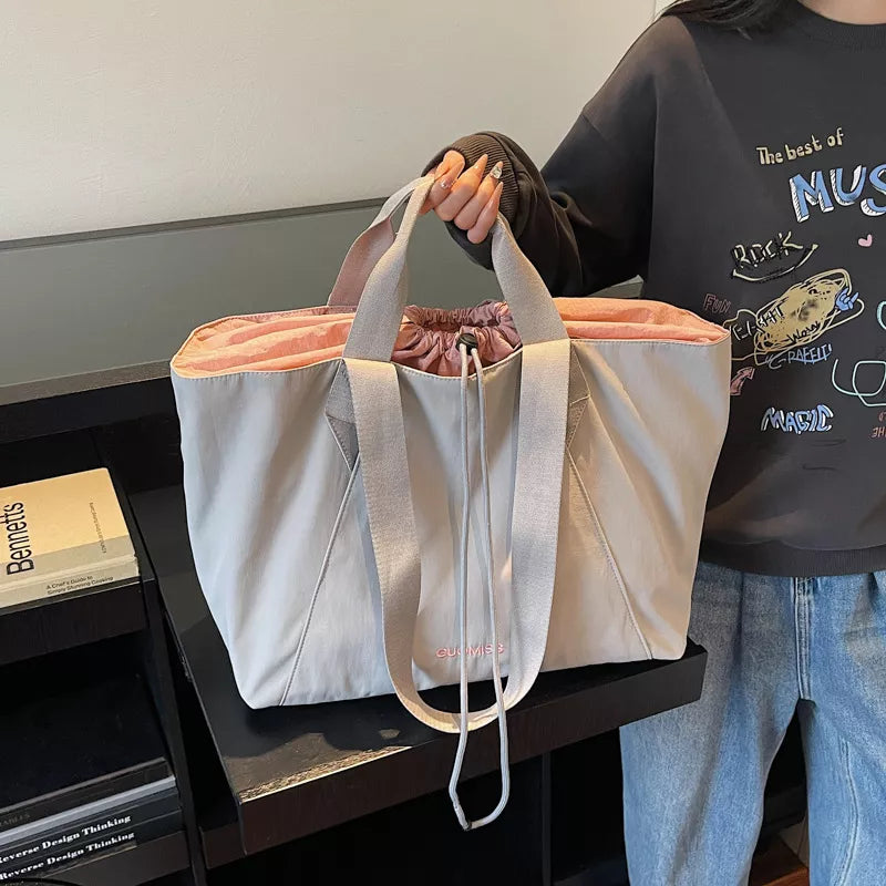 Sarah Express Women's Large Capacity Lightweight Travel Tote Bag Gray One Size