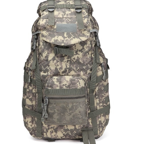 Sarah Express 60L Tactical Camouflage Backpack – Waterproof Hiking & Camping Travel Bag