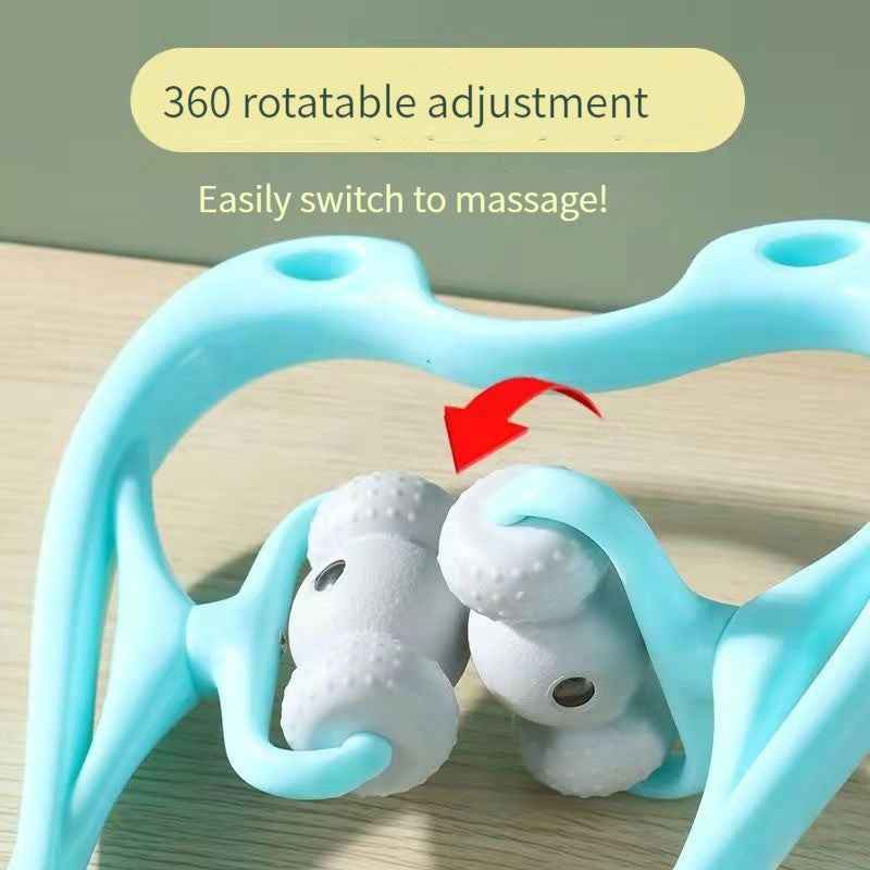 Sarah Express 360° Deep Tissue Neck Massager - 96 Pressure Point Roller for Pain Relief | Neck, Shoulder & Back Massage Tool