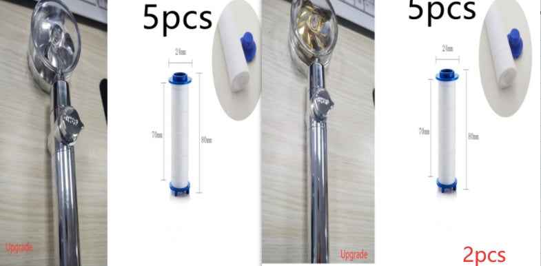 Sarah Express Turbo Propeller Shower Head - 360° High Pressure Water Saving Rainfall Showerhead Set14