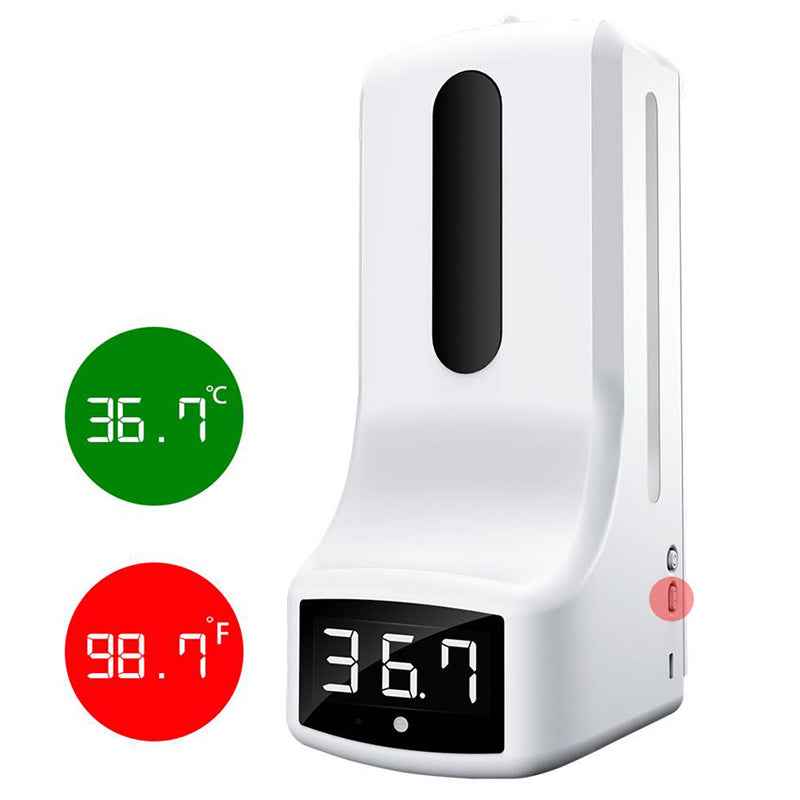 Sarah Express Automatic Touchless Soap Dispenser with Infrared Temperature Measurement