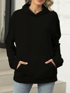 Sarah Express Women's Kangaroo Pocket Long Sleeve Hoodie