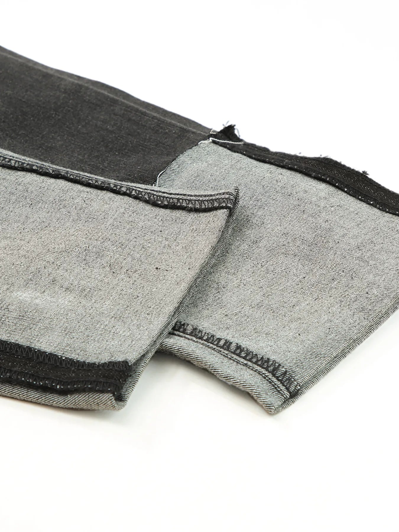 Sarah Express Women's High Waist Distressed Straight Leg Jeans