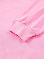 Sarah Express Women's USA Map Patched Long Sleeve Sweatshirt