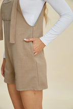Sarah Express Women’s Plus Size Textured Sleeveless Romper Casual