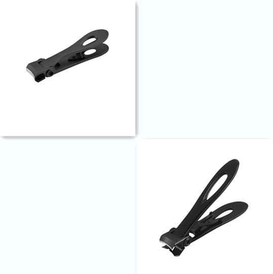 Sarah Express Premium Stainless Steel Nail Clippers for Thick Nails & Toenails - Professional Heavy Duty Trimmer Black set